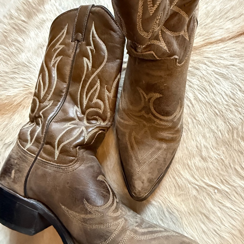 Mens Sage cowboy boots